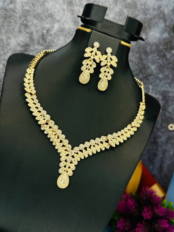 Classic Female Jewelry Set - Necklace, Bracelet, Earrings, Ring. - Image 7