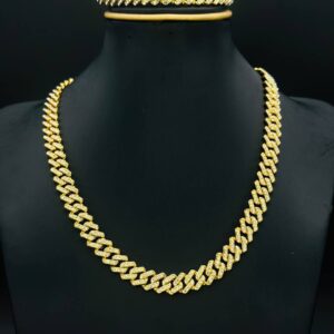 Unisex Cuban Necklace - Trending Necklace For Men And Women, Comes with Its Matching Bracelet